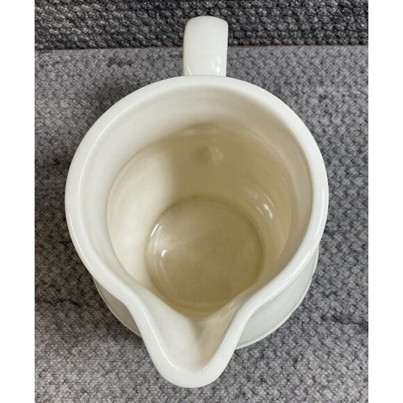 Longaberger Woven Traditions Classic Blue Pottery Small Pitcher 1 Qt. 32 oz USA - Picture 6 of 8